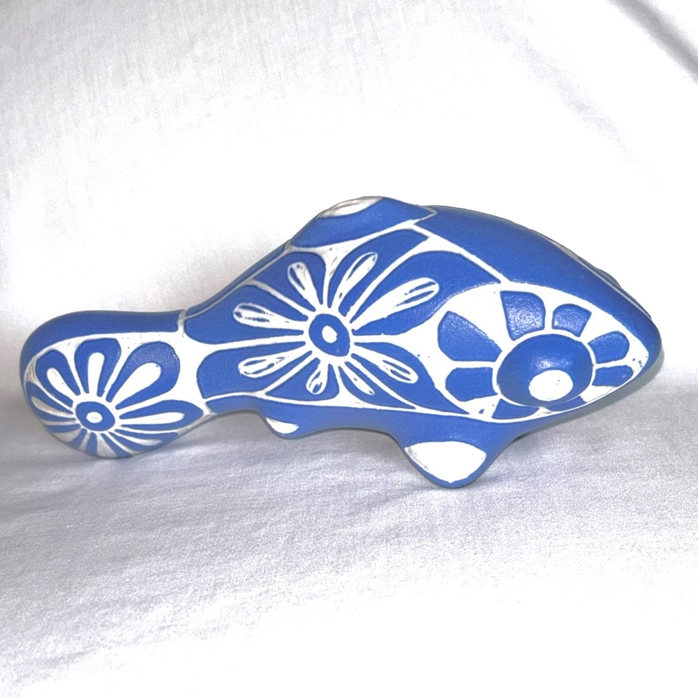 Art Pottery Fish Pablo Zabal Chile Vintage Sculpture Rare South America Figurine
